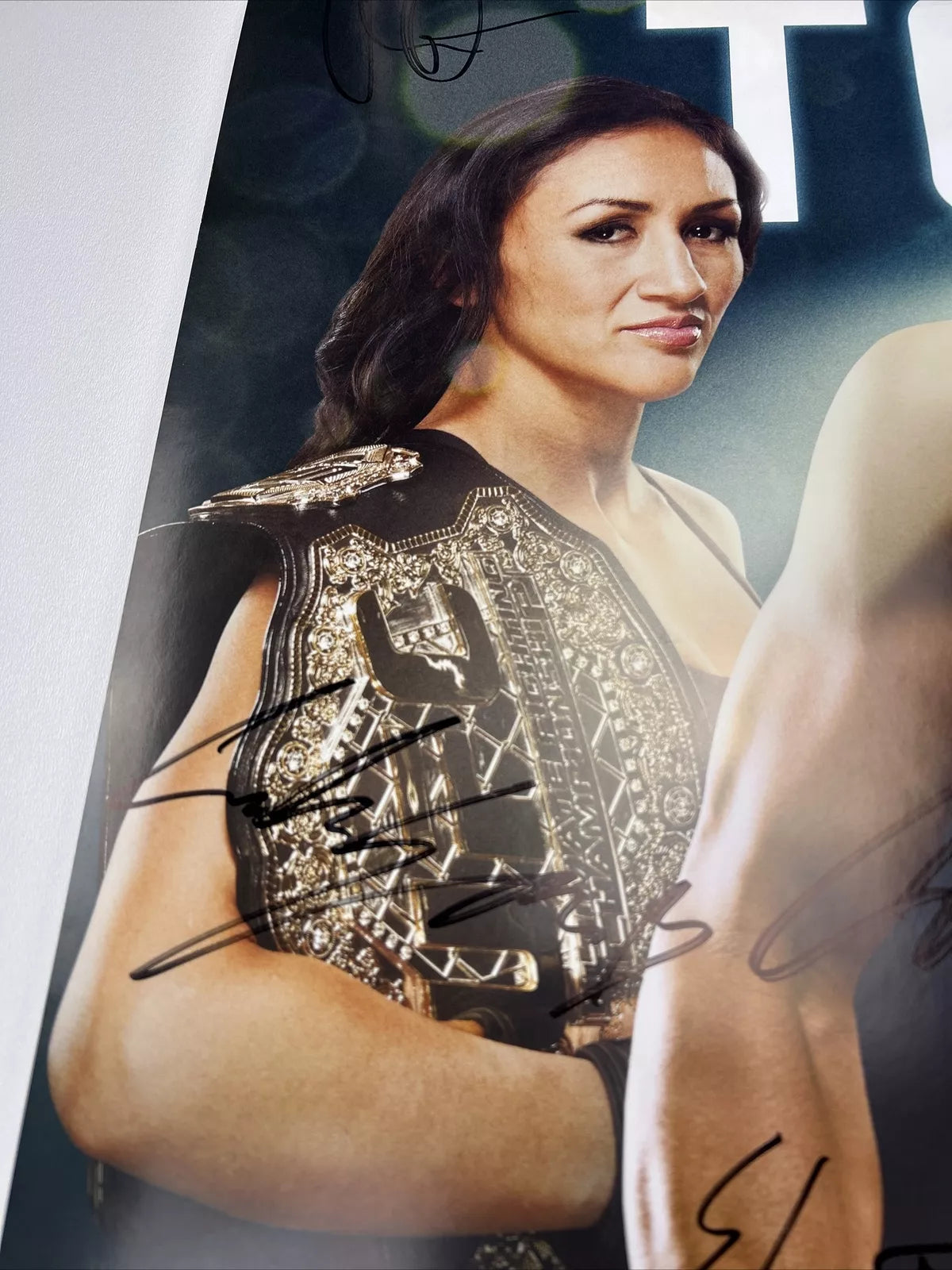 UFC 185 Anthony Pettis Vs Rafael Dos Anjos Signed Event Poster SBC