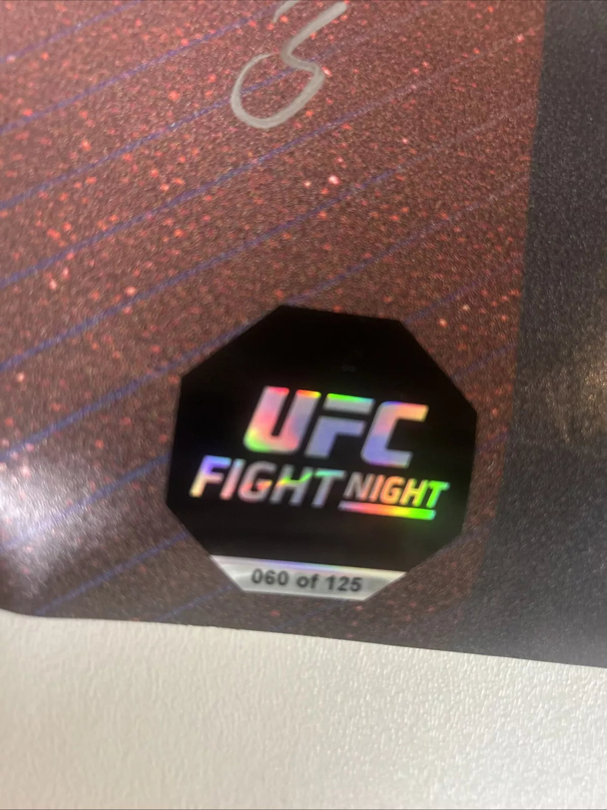 UFC Dominick Reyes Vs Chris Weidman Signed Event Poster SBC Boston