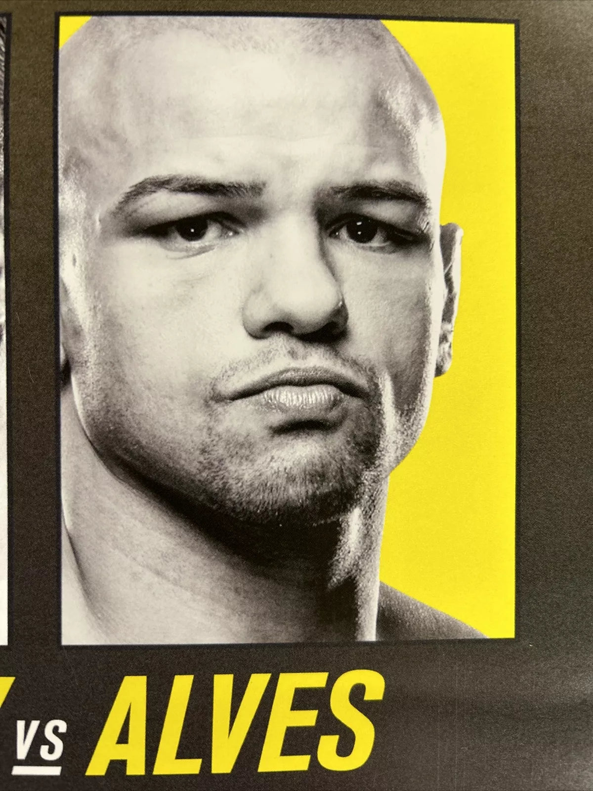 UFC Luke Rockhold Vs Branch Signed Event Poster SBC Usman, Gilbert, Mike Perry