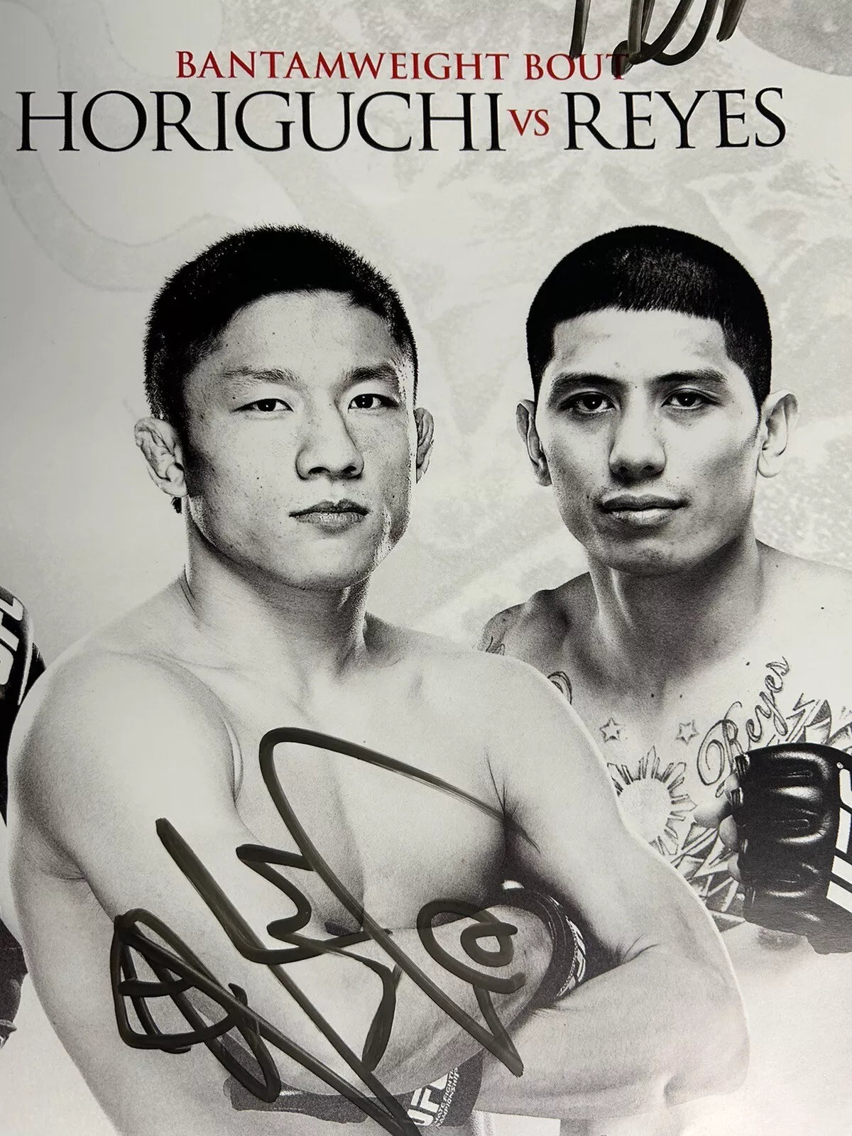 UFC Mark Hunt Vs Roy Nelson Signed Event Poster SBC Japan 2014