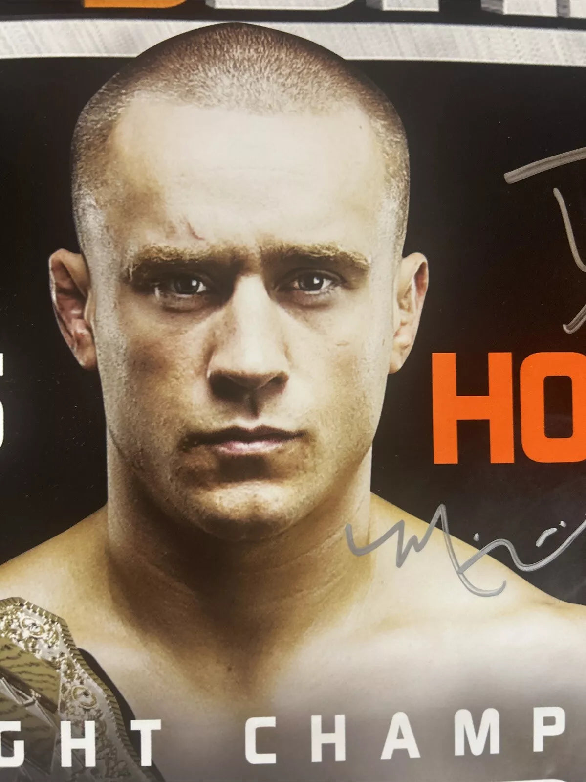 UFC 129 George St-Pierre Vs Jake Shields Signed Event Poster SBC