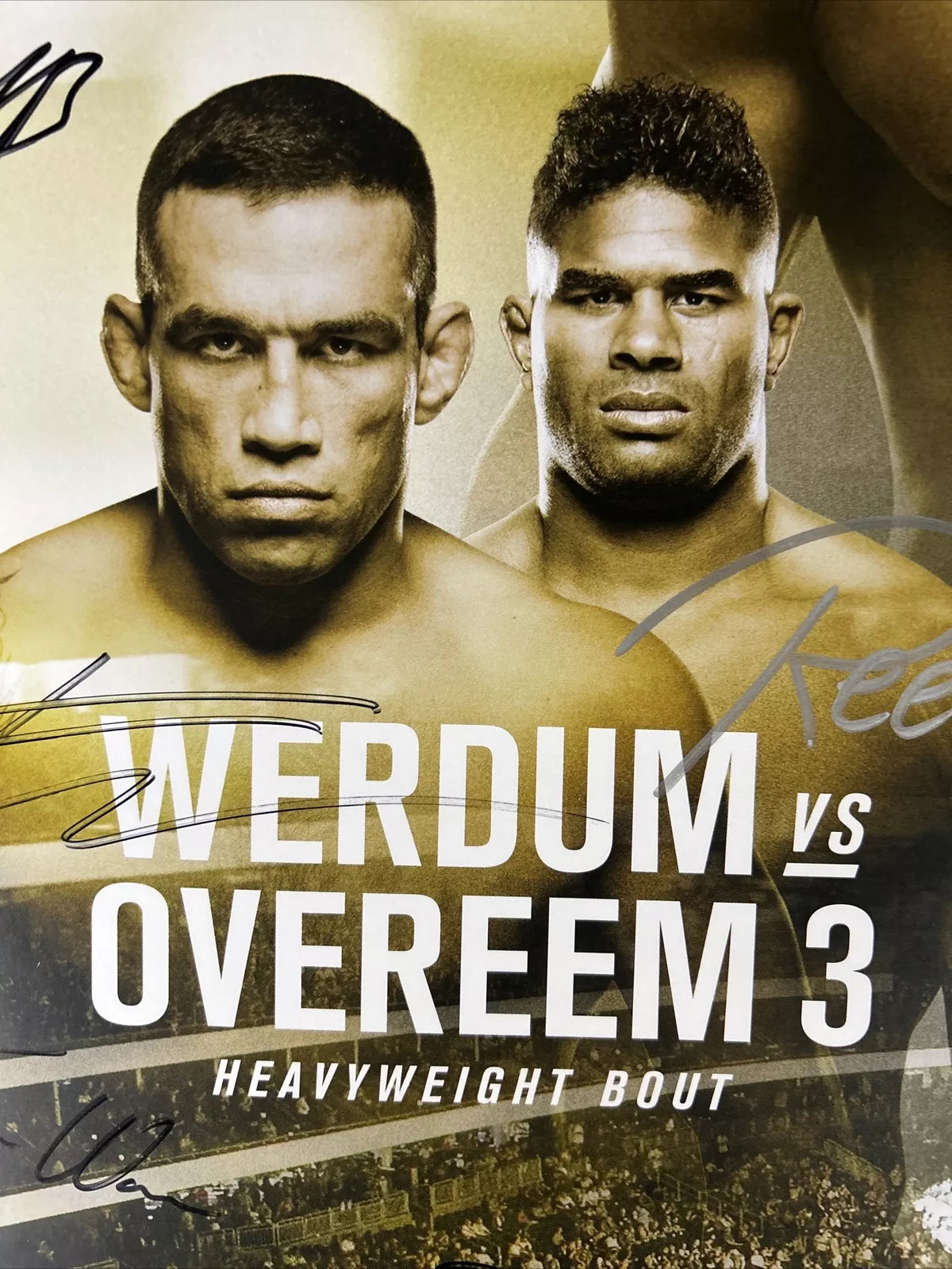 UFC 213 Yoel Romero vs. Robert Whittaker 1 Signed Event Poster SBC