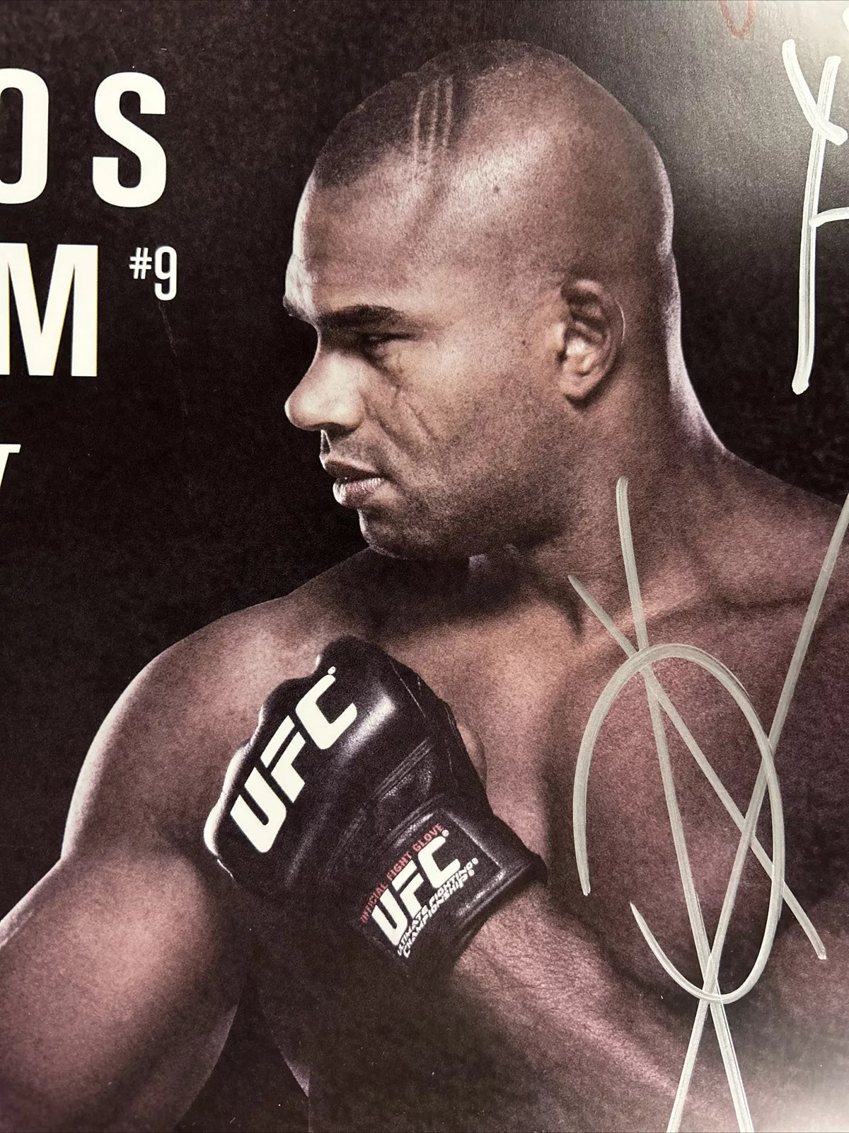 UFC on Fox: Dos Anjos vs. Cowboy 2 Signed Event Poster SBC