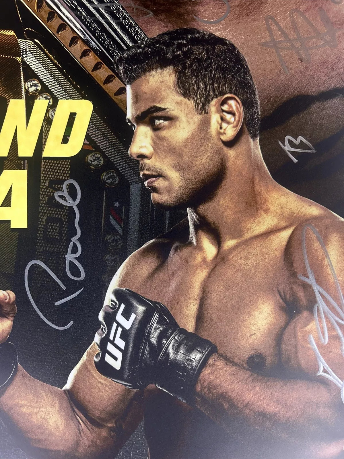UFC 302 Islam Makhachev Vs Dustin Poirier Signed Event Poster SBC