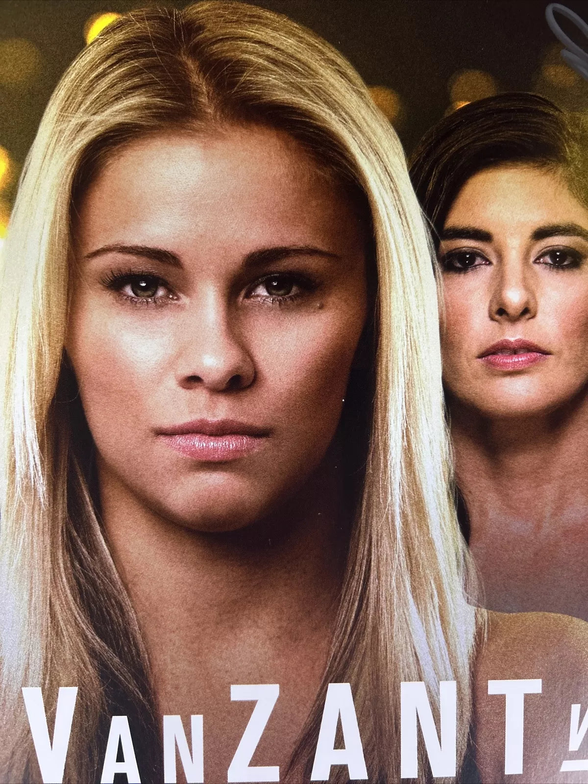 UFC 191 Might Mouse Vs Dodson 2 Signed Event Poster SBC