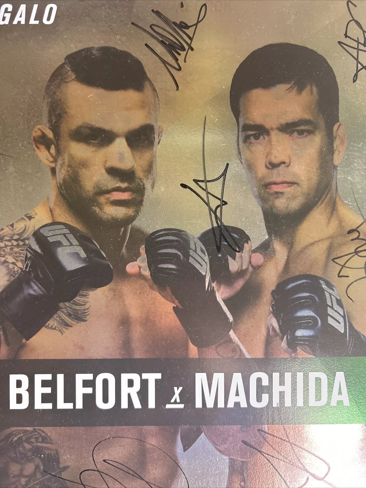 UFC 224 Amanda Nunes vs. Pennington Signed Event Poster SBC