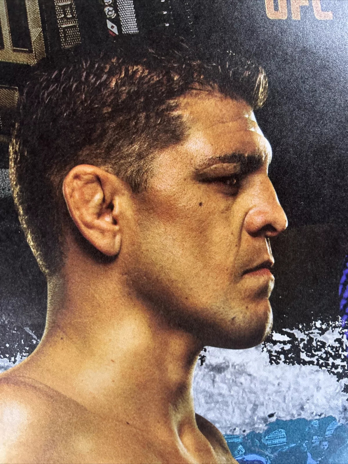 UFC 266 Alexander Volkanovski vs. Brian Ortega Signed Event Poster SBC- Nick Diaz