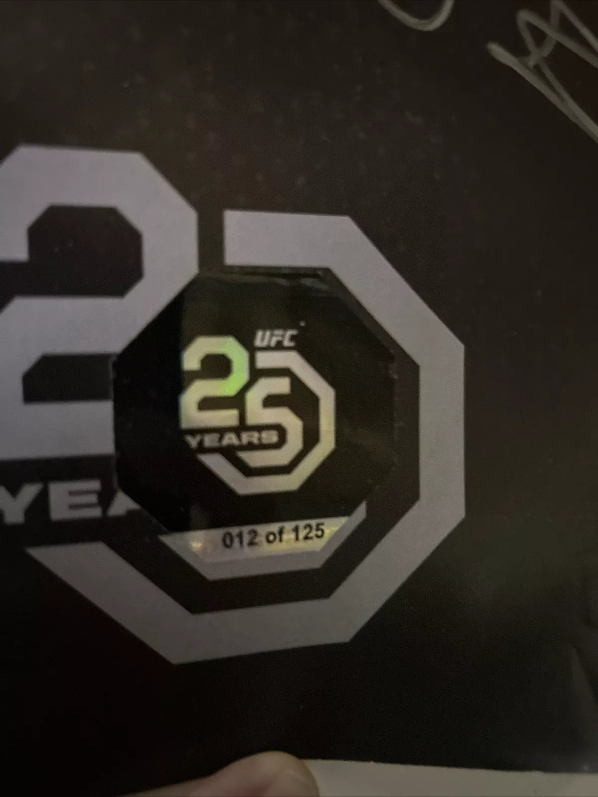 UFC Curtis Blaydes vs. Francis Ngannou 2 Signed Event Poster SBC