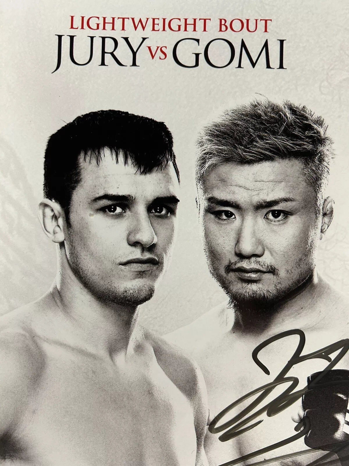 UFC Mark Hunt Vs Roy Nelson Signed Event Poster SBC Japan 2014