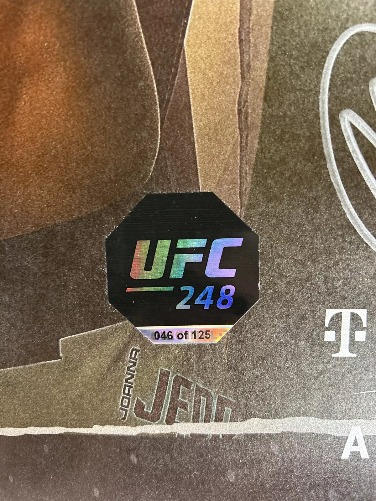 UFC 248 Izzy Adesanya vs. Yoel Romero Signed Event Poster SBC