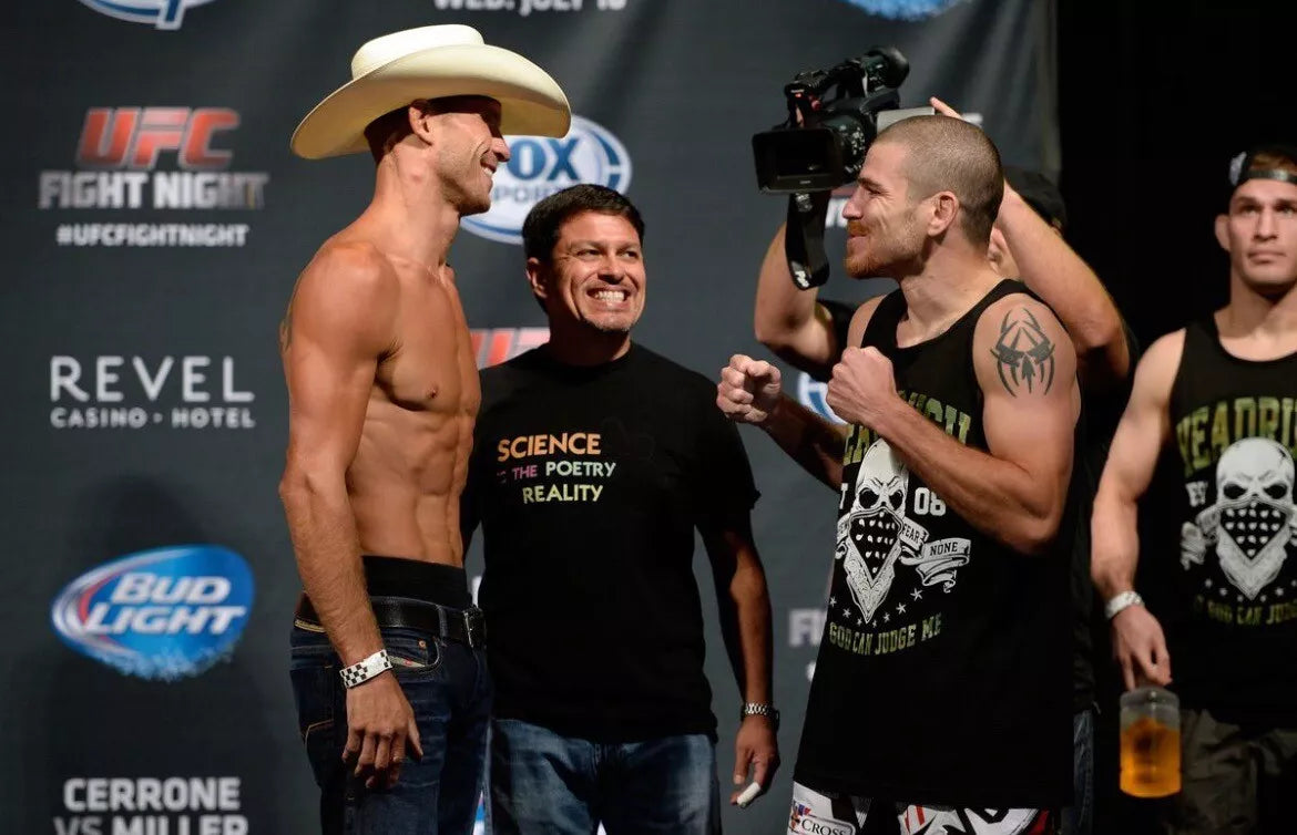 UFC Donald Cowboy Cerrone V Jim Miller Signed Event Poster SBC
