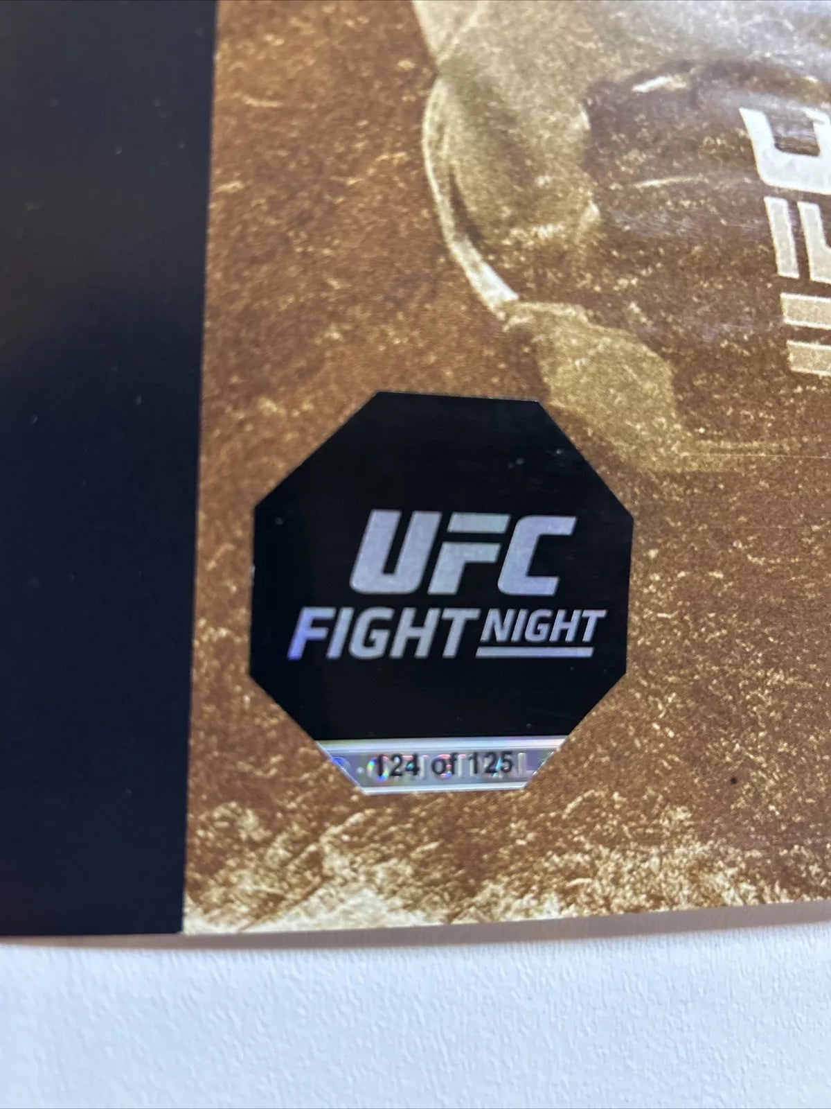 UFC on Fox: Chris Weidman vs. Kelvin Gastelum Signed Event Poster SBC