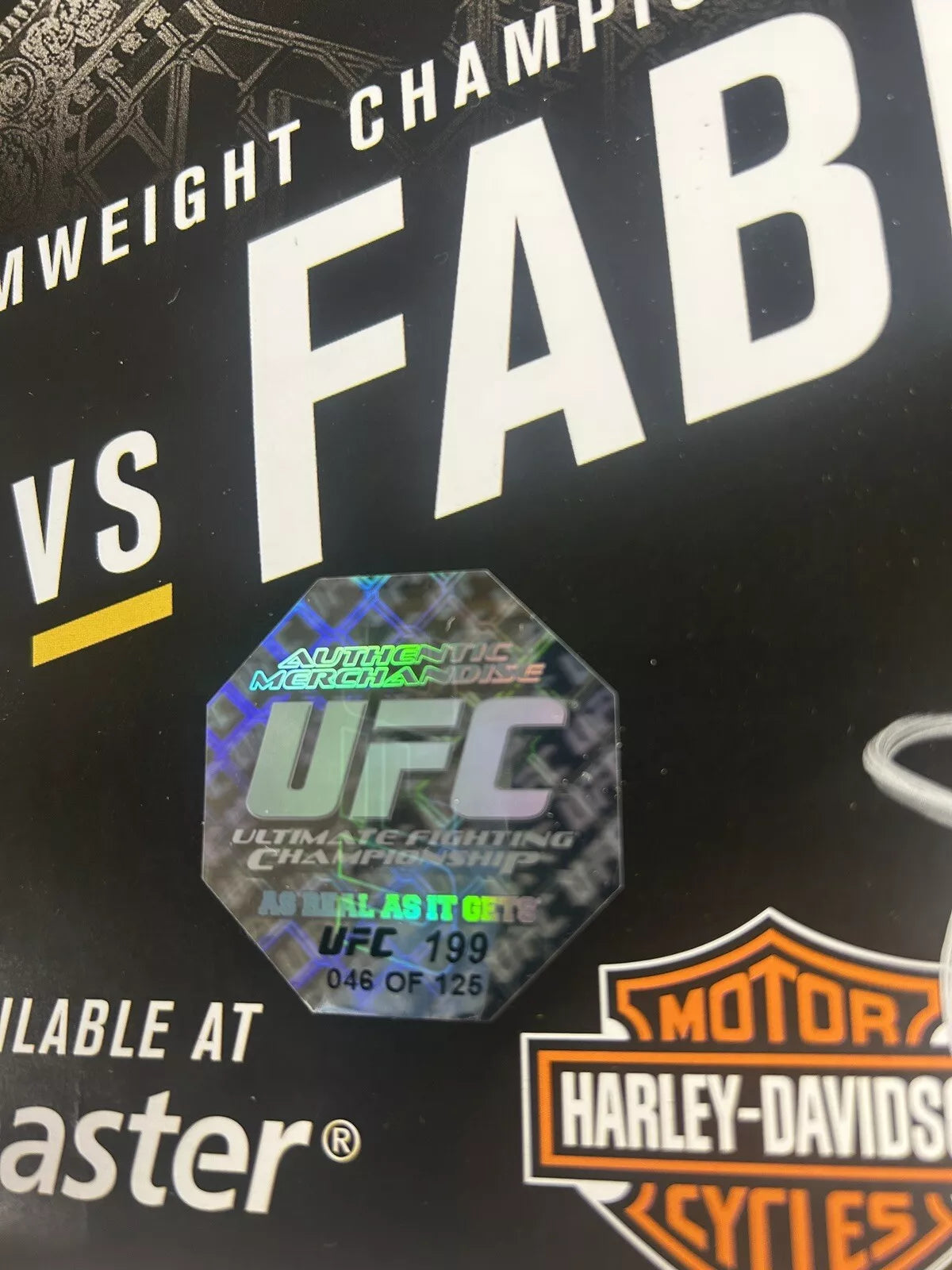 UFC 199 Luke Rockhold Vs Michael Bisping 2 Signed Event Poster SBC FREE Canvas