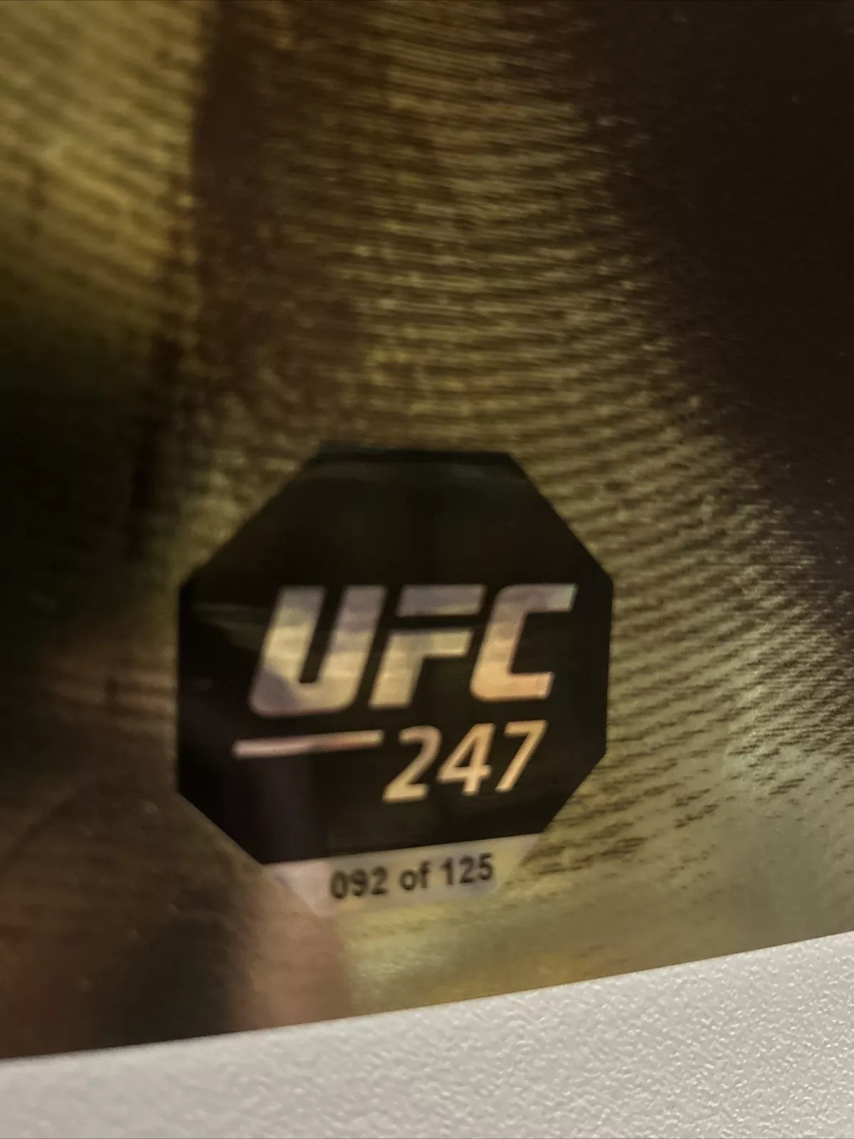 UFC 247 Jon Jones Vs Dominick Reyes Signed Event Poster SBC