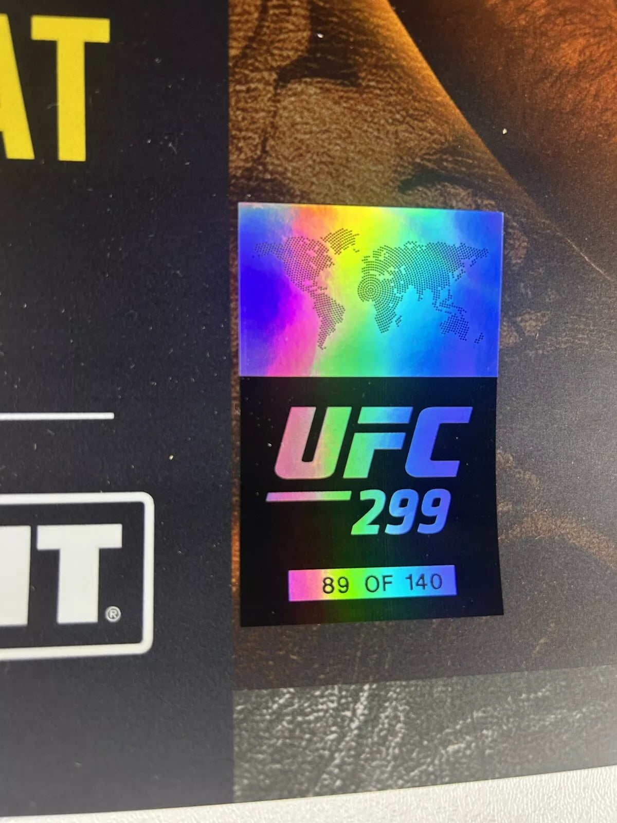 UFC 299 Sean O'Malley Vs Chito Vera 2 Signed Event Poster SBC