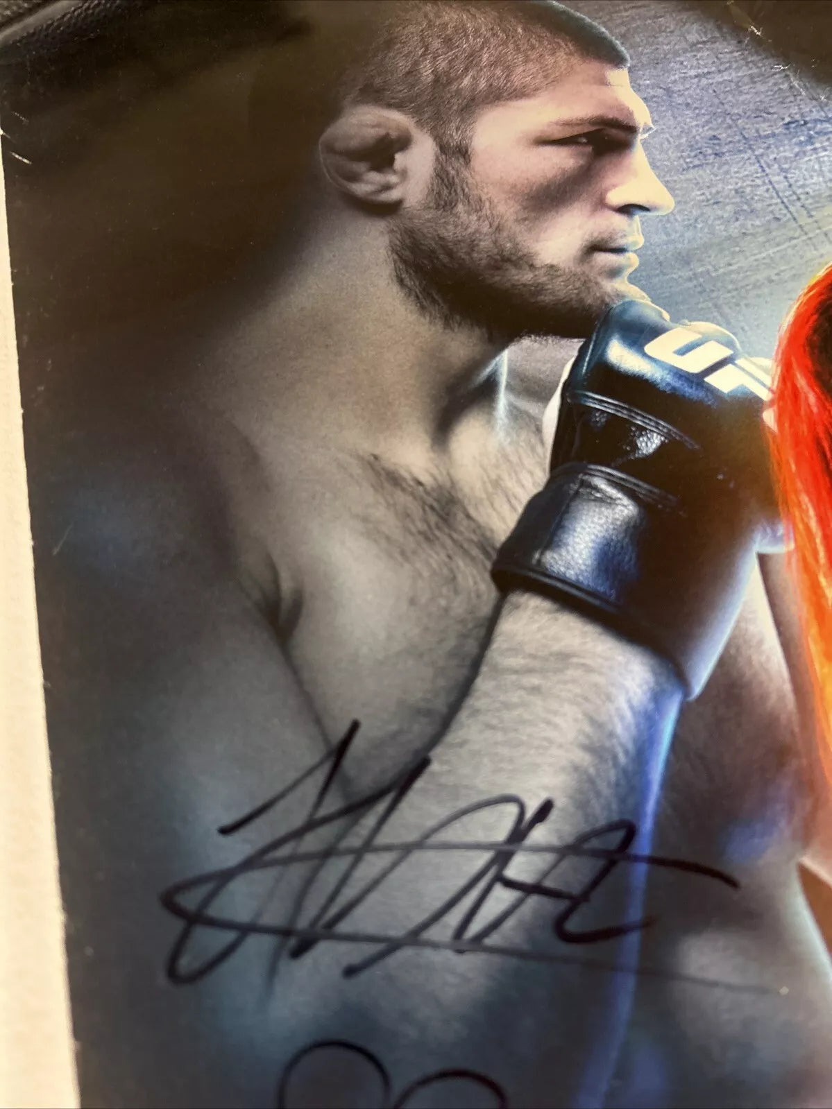 UFC 219 Cyborg Vs Holly Holm Signed Event Poster SBC (Damaged)