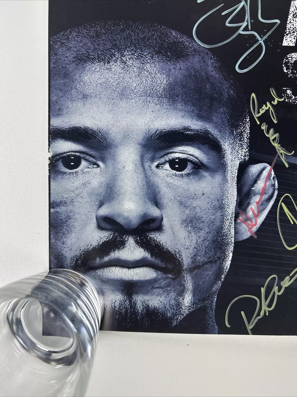 Gamebred Boxing 4 Roy jones Jr VS Pettis Signed event poster SBC