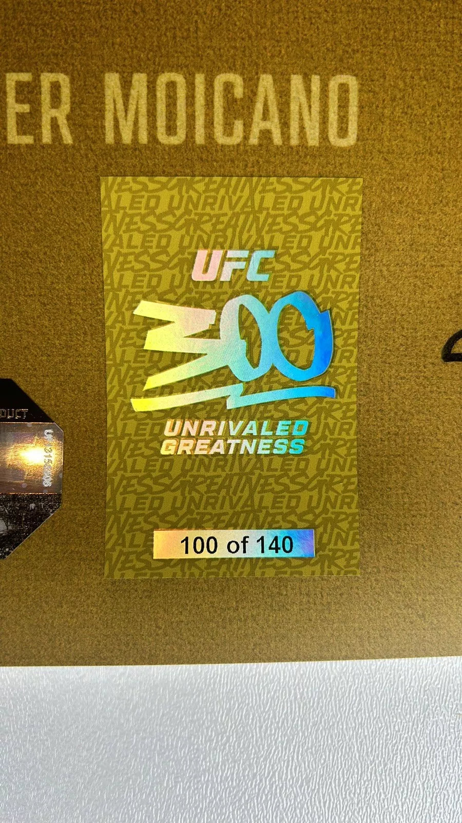 UFC 300 Signed Event Poster SBC #100 Of 140. Mint! Free UFC 300 Stub And Jacket!
