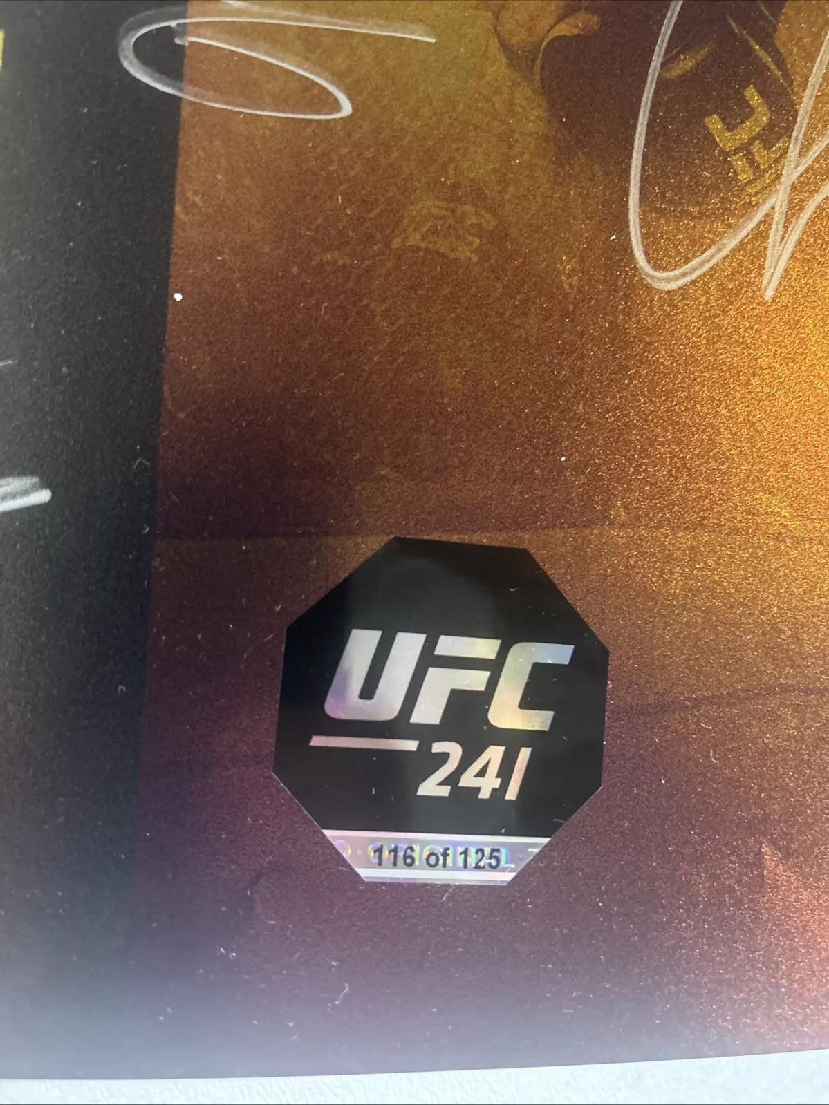UFC 241 Daniel Cormier Vs Stipe Miocic 2 Signed Event Poster SBC