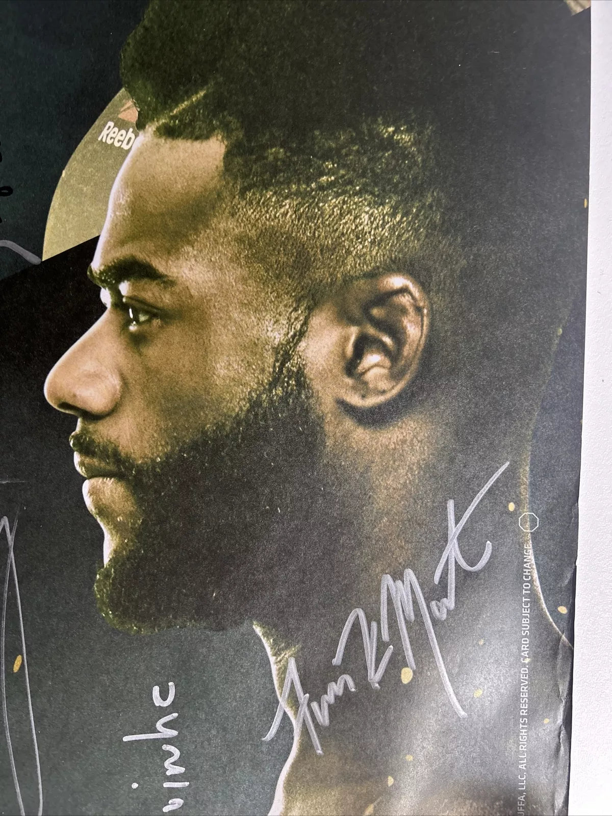 UFC 259 Jan Blachowicz vs. Israel Adesanya Signed Event Poster SBC
