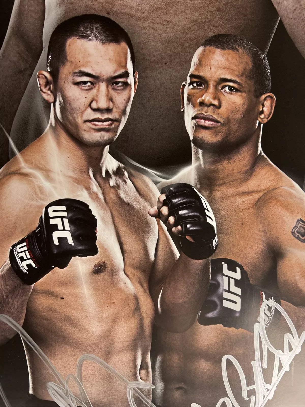 UFC on Fuel TV: Silva vs Brian Stann Signed Event Poster SBC JAPAN
