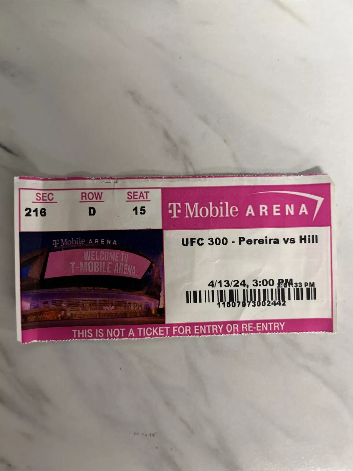 UFC 300 Signed Event Poster SBC, Cody Brundage actual Poster 15/140
