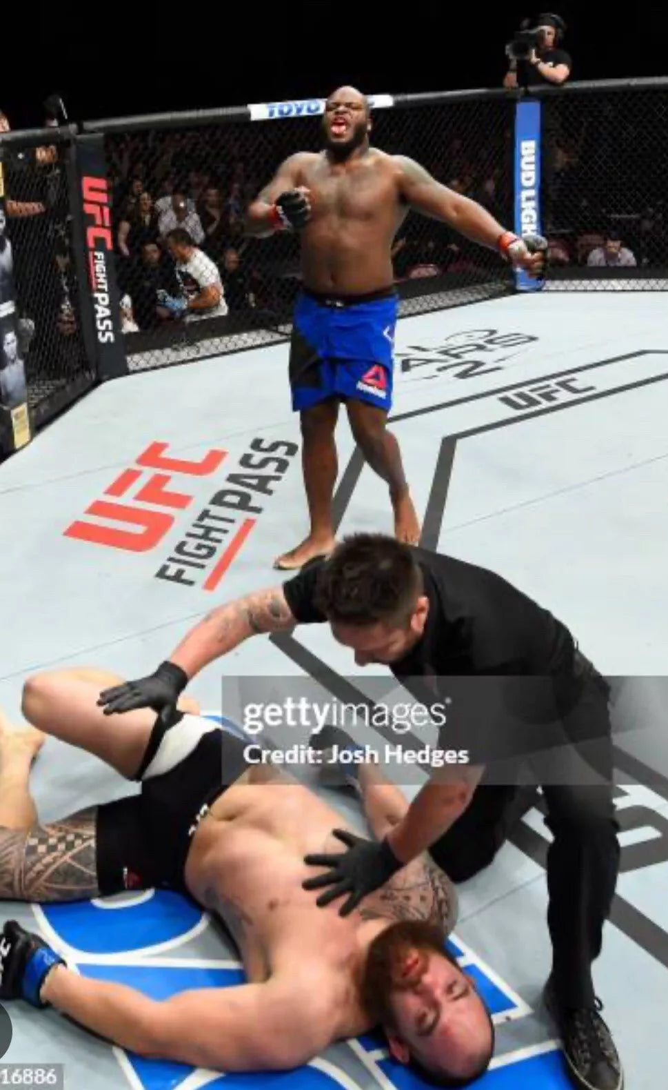 UFC Derrick Lews Vs Travis Browne Signed Event Poster SBC Canda