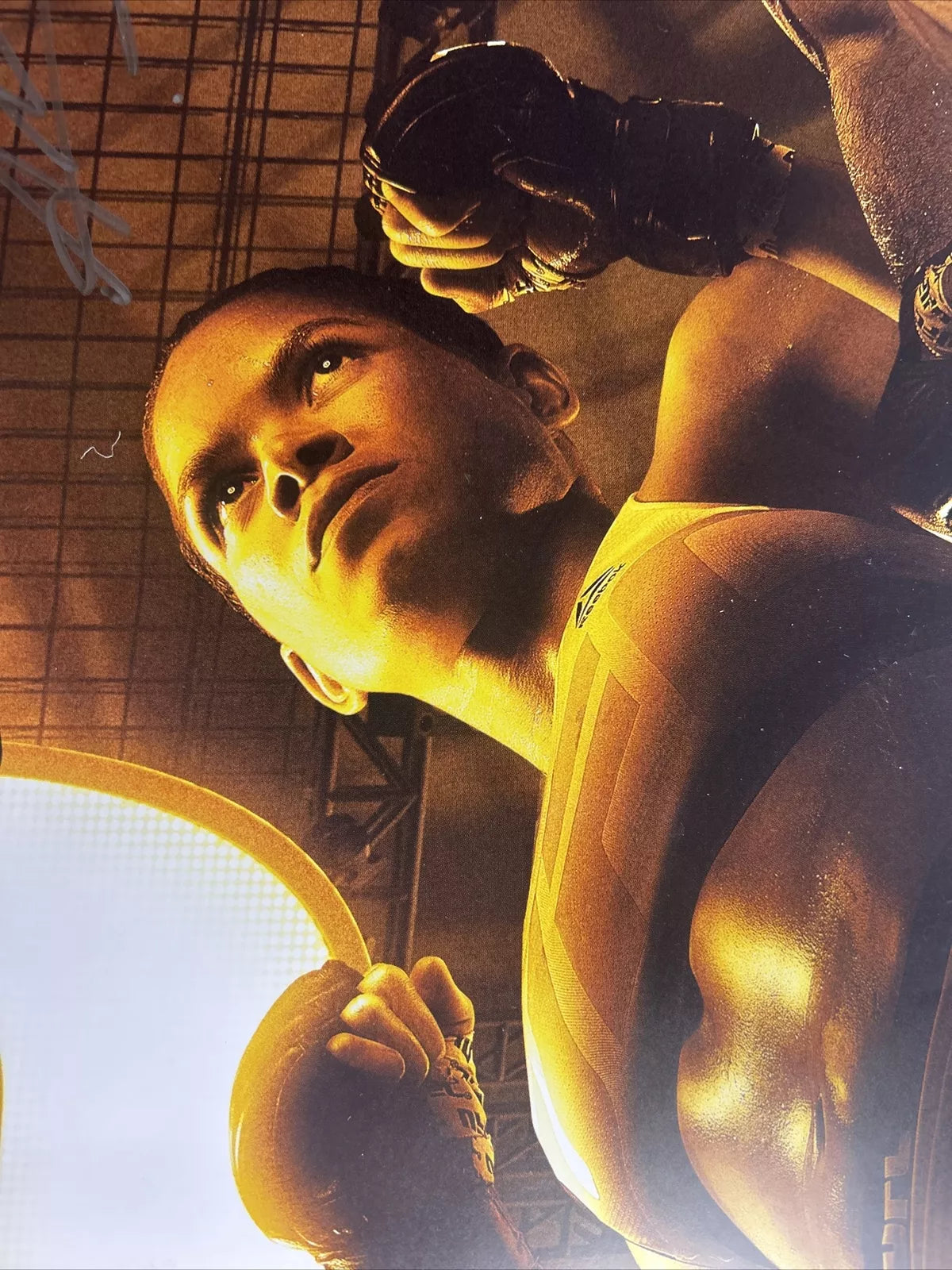 UFC 200 Miesha Tate Vs Amanda Nunes Signed Event Poster SBC FREE Ticket Stub