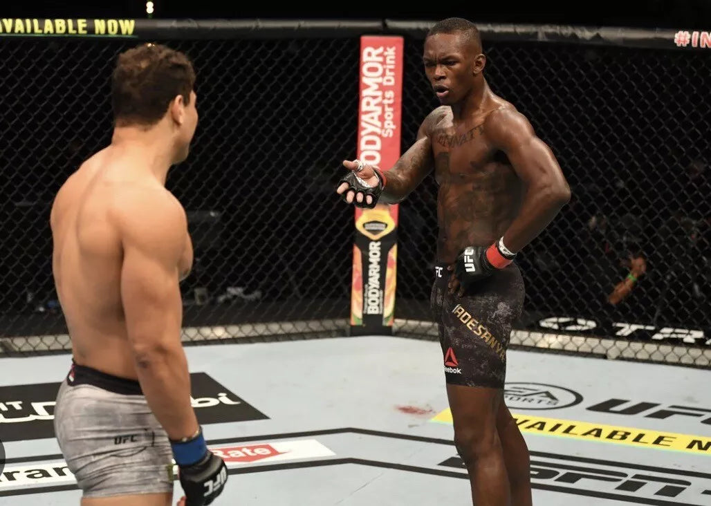 UFC 253 Israel Adesanya vs Paulo Costa Signed Event Poster SBC