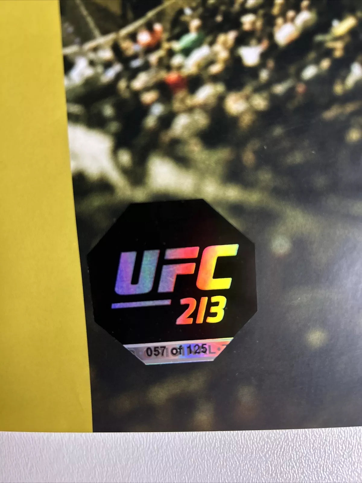 UFC 213 Yoel Romero vs. Robert Whittaker 1 Signed Event Poster SBC