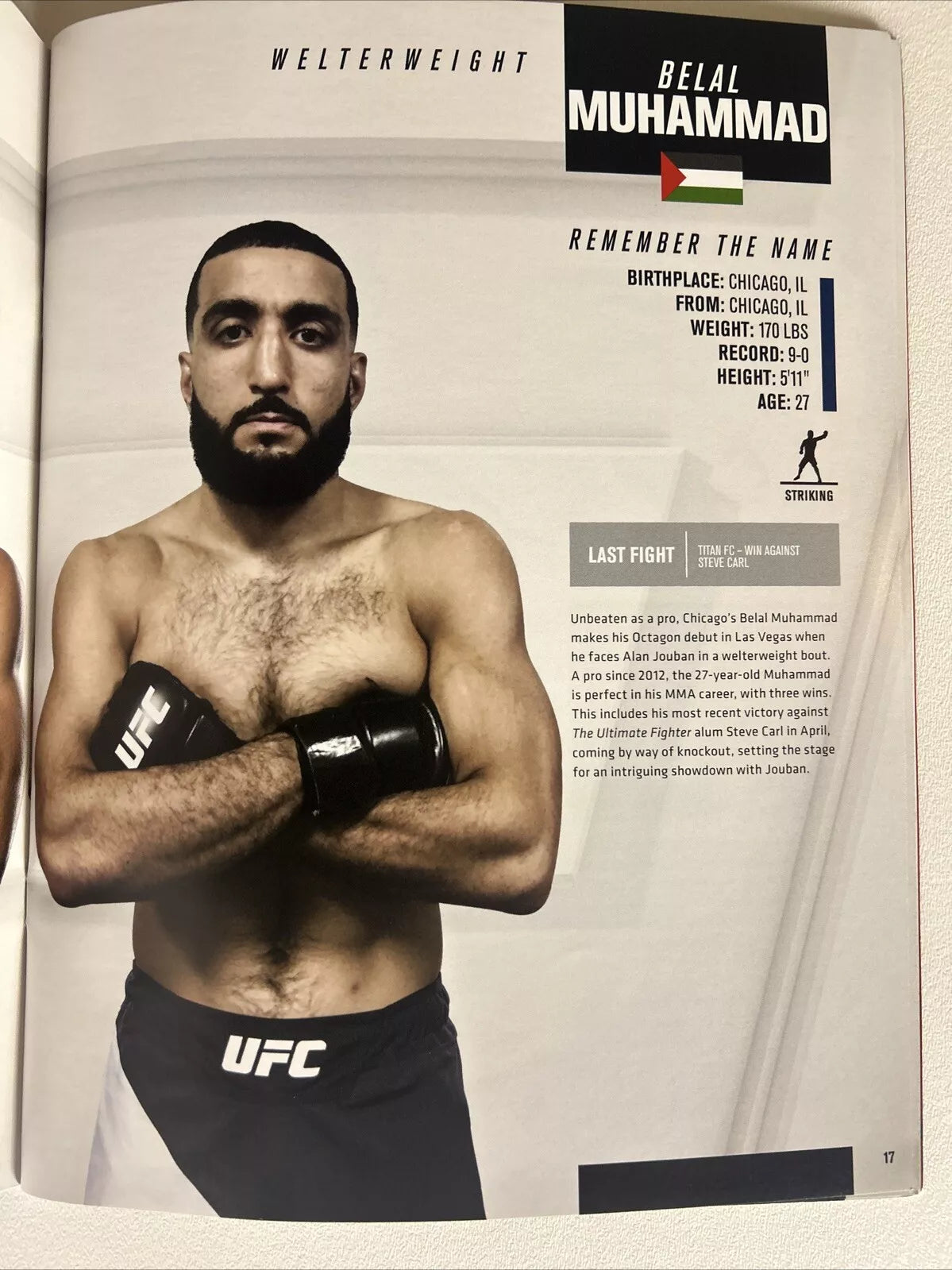 UFC Rafael 'RDA" Dos Anjos VS Eddie Alvarez Signed Event Poster SBC FREE Program