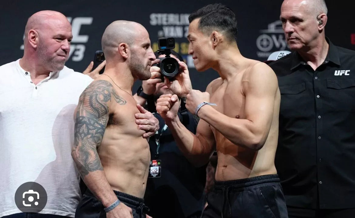 UFC 273 Alexander Volkanovski vs The Korean Zombie Signed Event Poster SBC