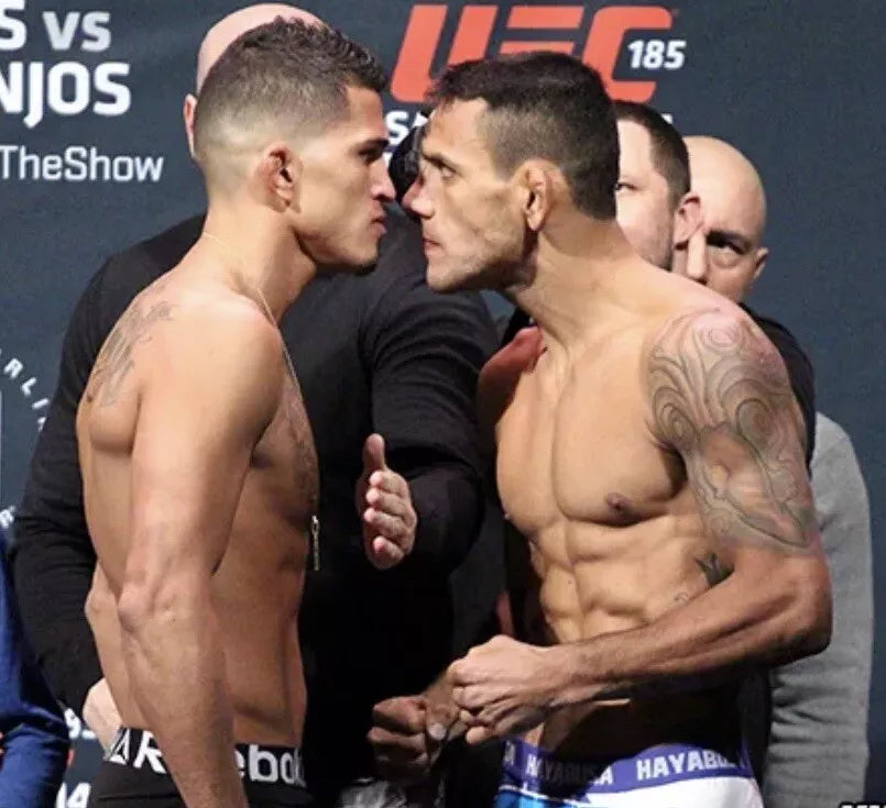 UFC 185 Anthony Pettis Vs Rafael Dos Anjos Signed Event Poster SBC