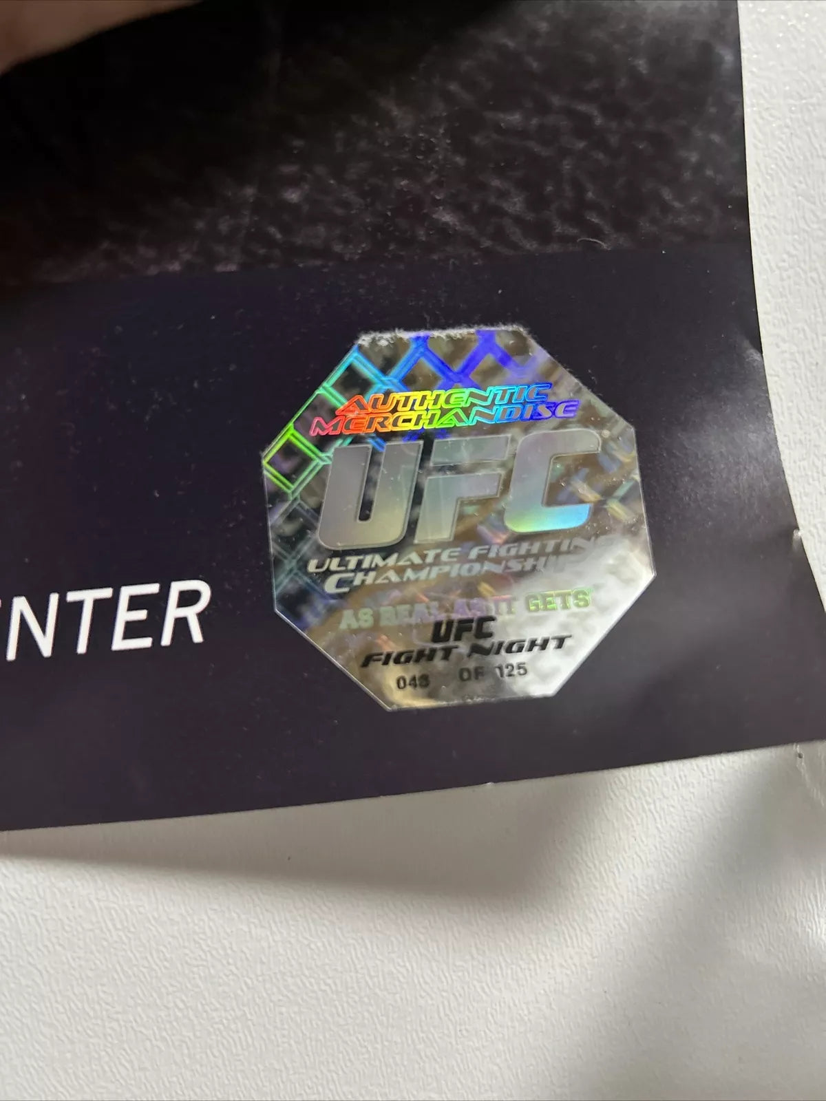UFC on Fox: Dos Anjos vs. Cowboy 2 Signed Event Poster SBC