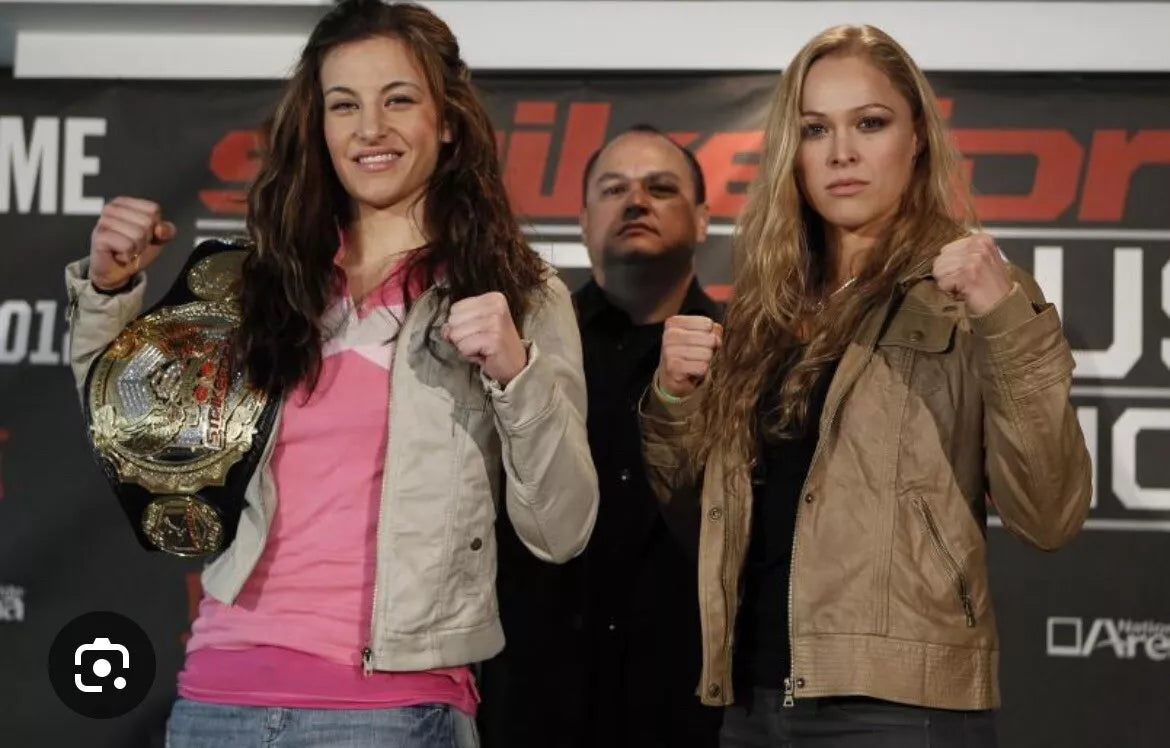 Strikeforce Ronda Rousey Vs Miesha Tate Signed Event Poster SBC
