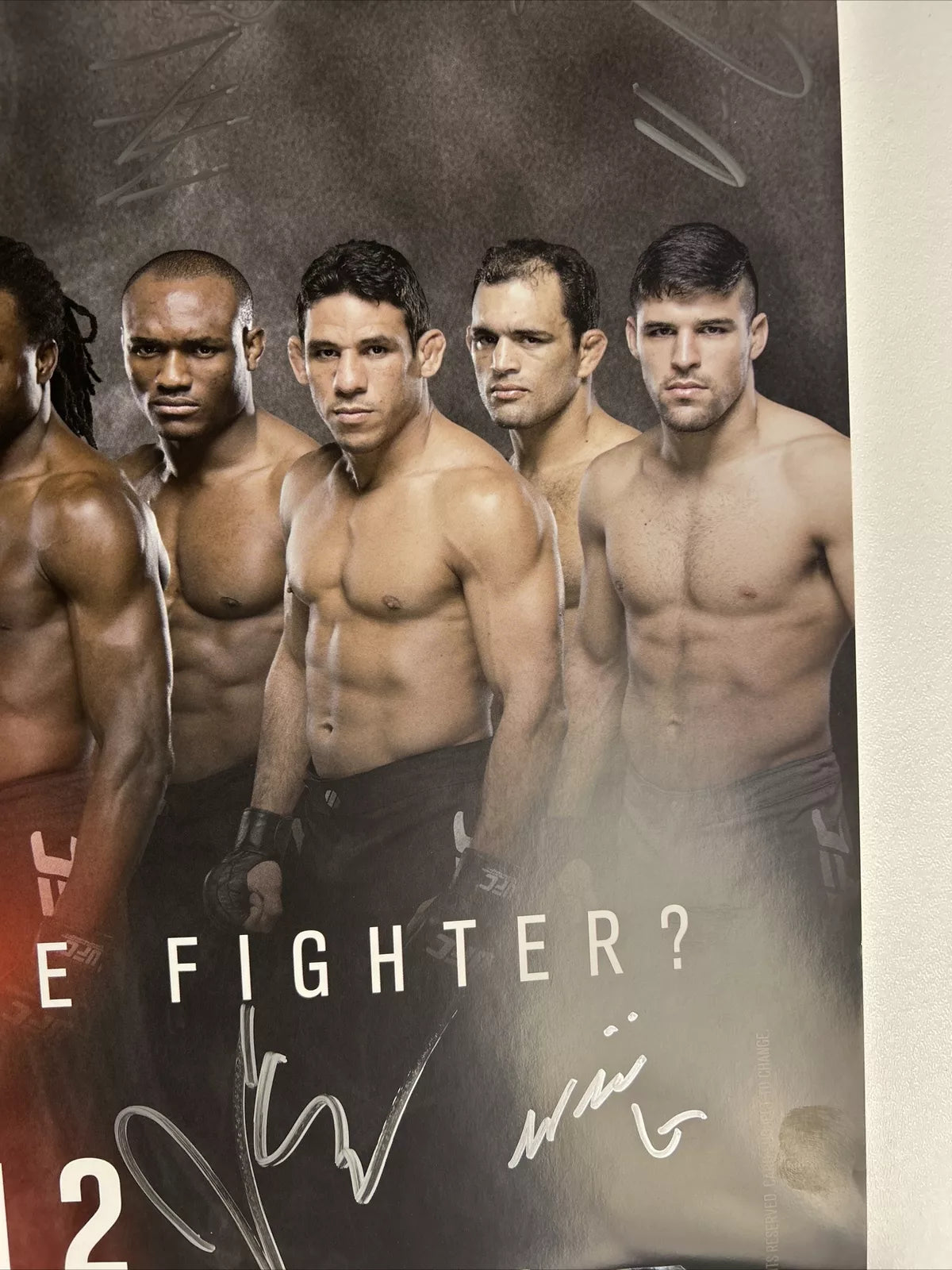 TUF 21 American Top Team V Blackzilians Finale Signed Event Poster SBC UFC