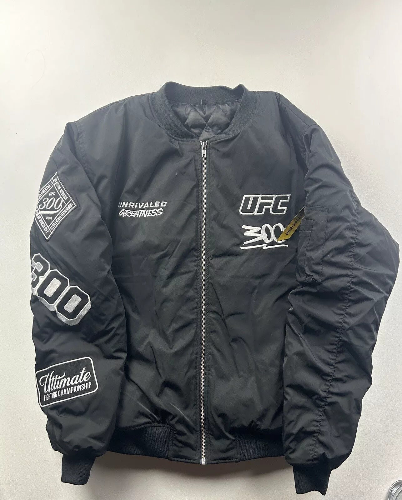 UFC 300 Signed Event Poster SBC #100 Of 140. Mint! Free UFC 300 Stub And Jacket!
