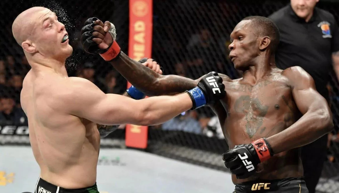 UFC 263 Signed Event Poster SBC Adesanya vs. Vettori 2 Nate Diaz