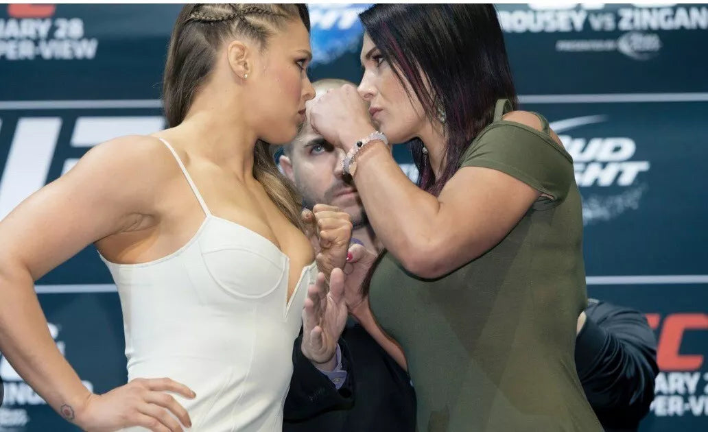 UFC 184 Ronda Rousey Vs Cat Zingano Signed Event Poster SBC FREE Program