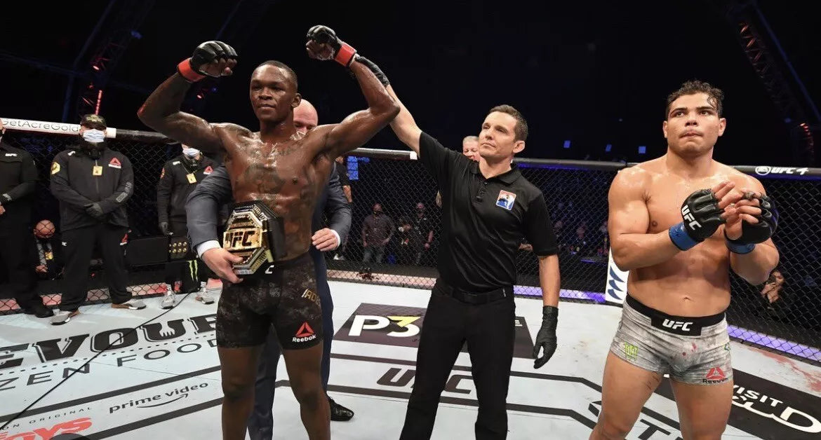 UFC 253 Israel Adesanya vs Paulo Costa Signed Event Poster SBC