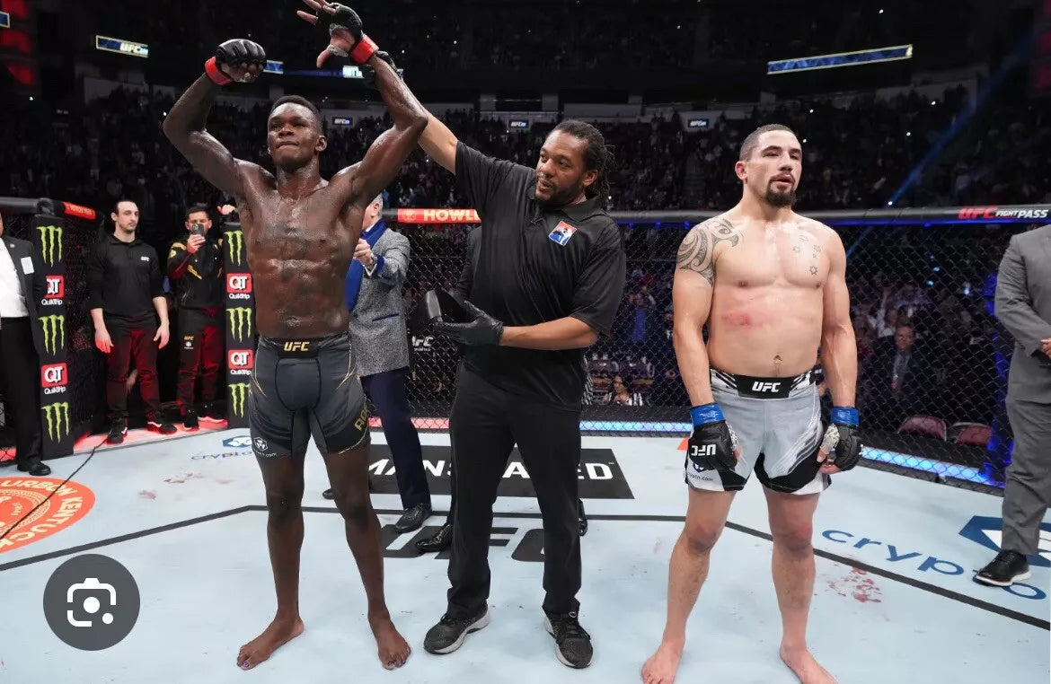 UFC 271 Israel Adesanya vs. Rob Whittaker 2 Signed Event Poster SBC