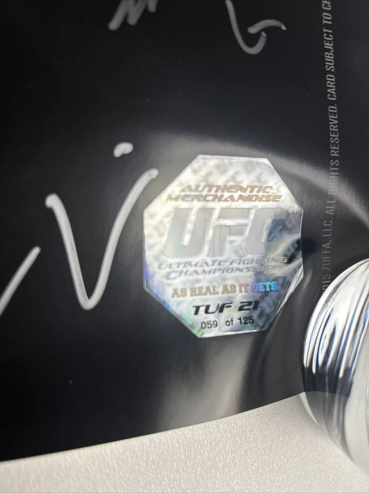 TUF 21 American Top Team V Blackzilians Finale Signed Event Poster SBC UFC