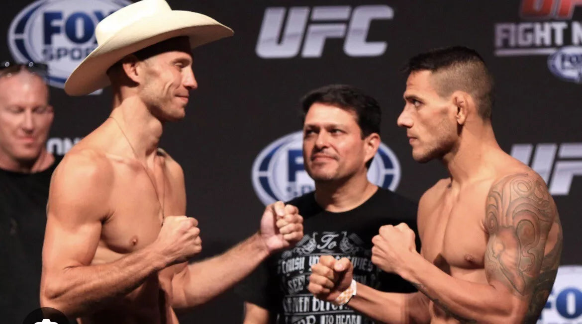 UFC on Fox: Dos Anjos vs. Cowboy 2 Signed Event Poster SBC