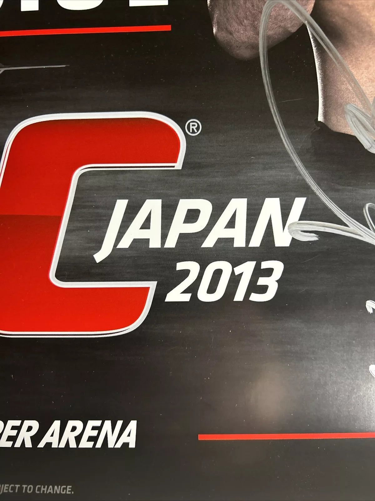 UFC on Fuel TV: Silva vs Brian Stann Signed Event Poster SBC JAPAN