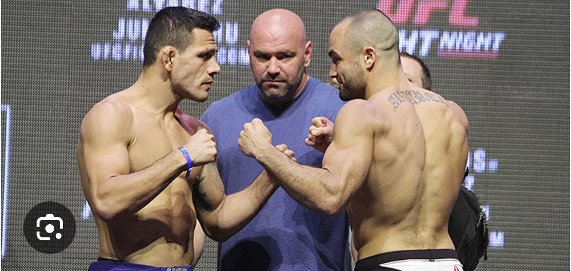 UFC Rafael 'RDA" Dos Anjos VS Eddie Alvarez Signed Event Poster SBC FREE Program