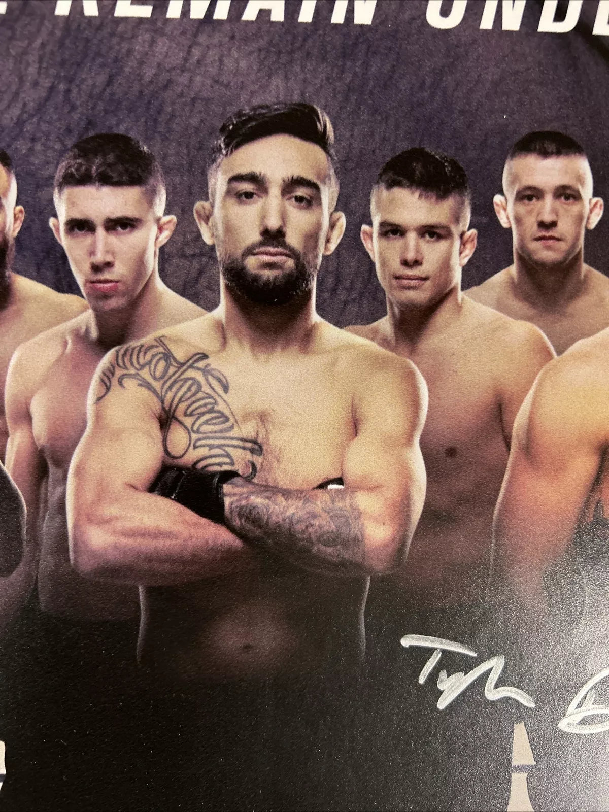 UFC TUF 27 Finale Israel Adesanya Vs Tavares Signed Event Poster SBC Bryce Debut