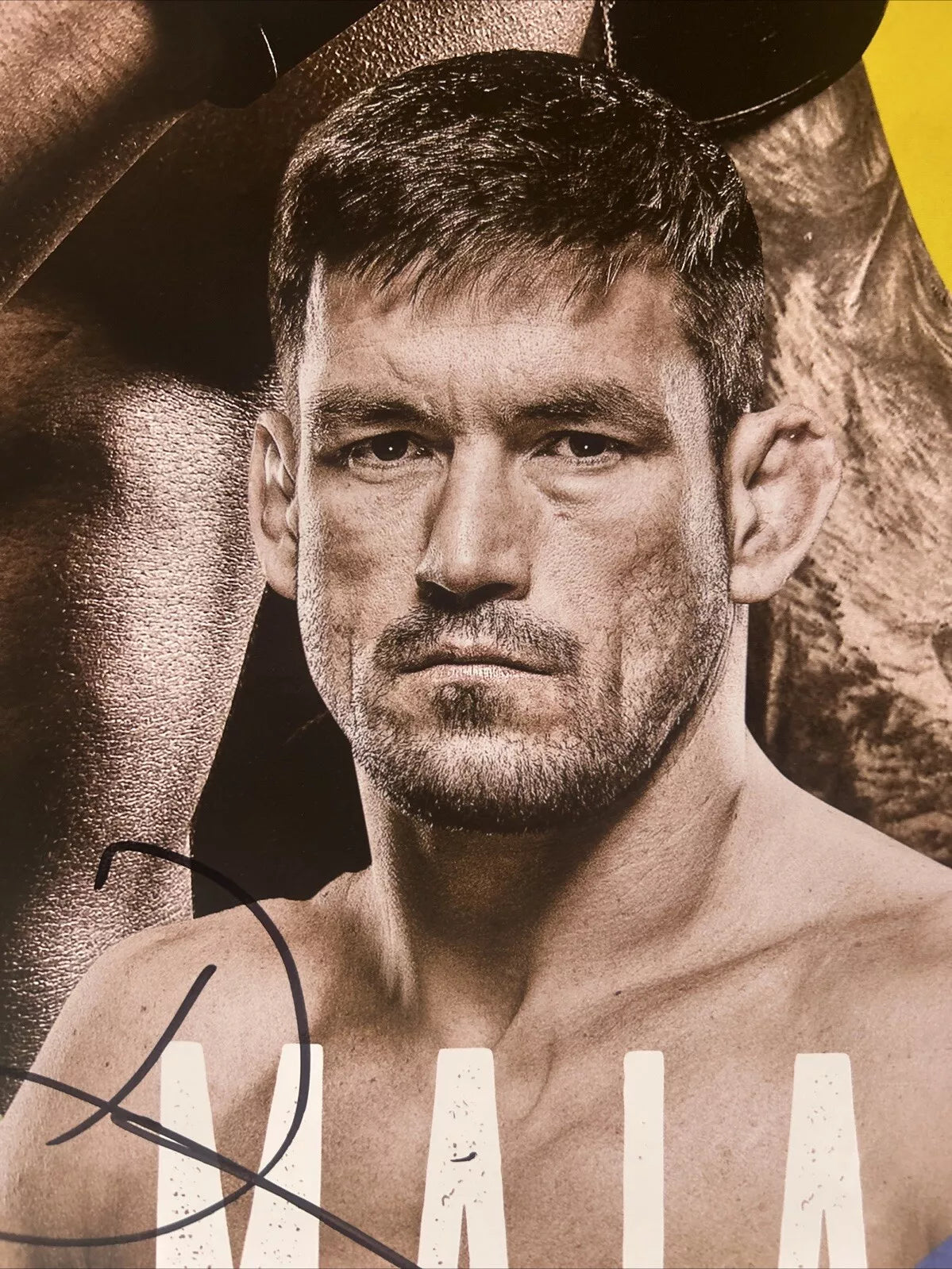 UFC Fight Night 170 Kevin Lee Vs Charles Oliviera Signed Event Poster SBC Burns Maia