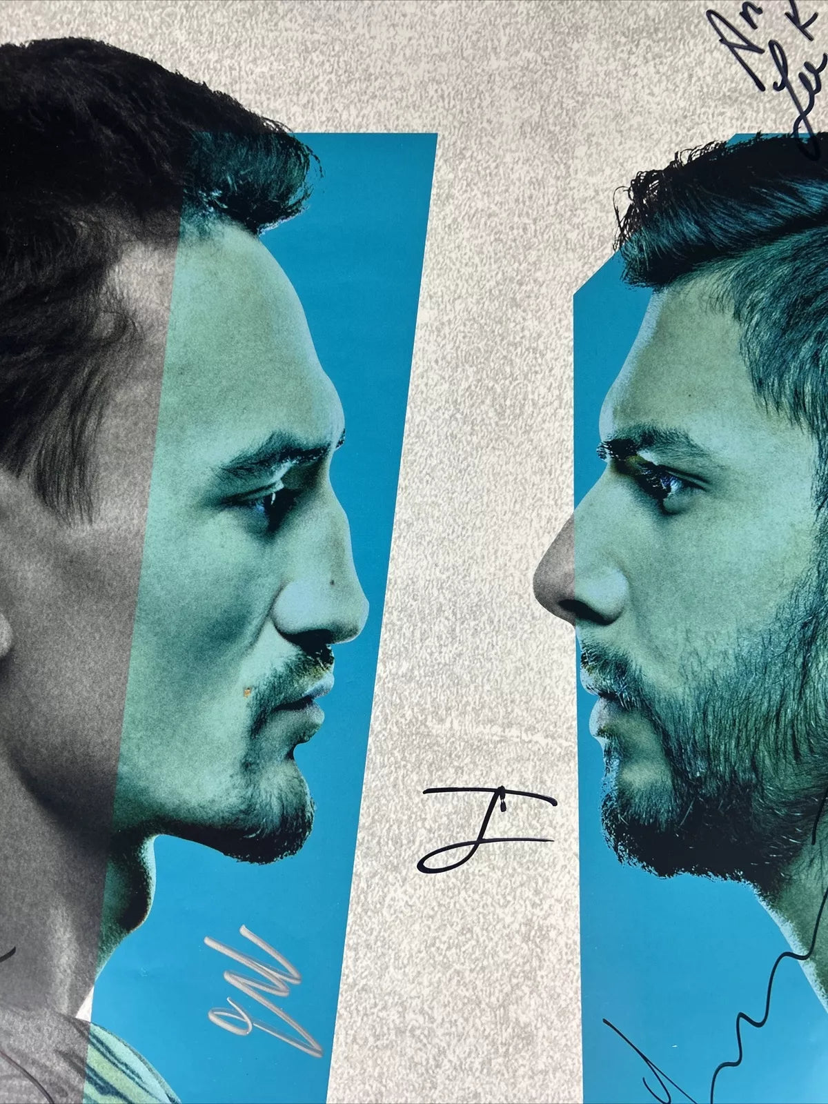 UFC Fight Night 197 Max Holloway vs Yair Rodriguez Signed Event Poster SBC