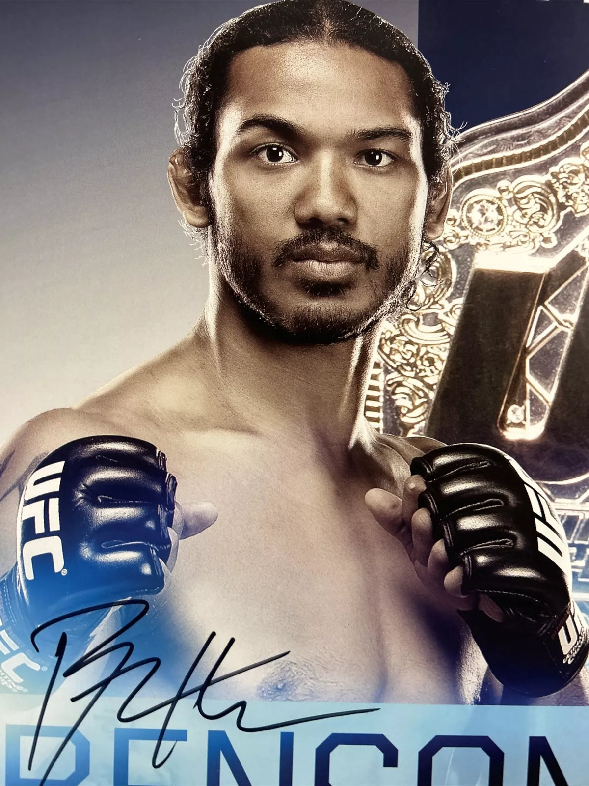 UFC on Fox 5 - Nate Diaz Vs Henderson Signed Event Poster SBC BJ Penn
