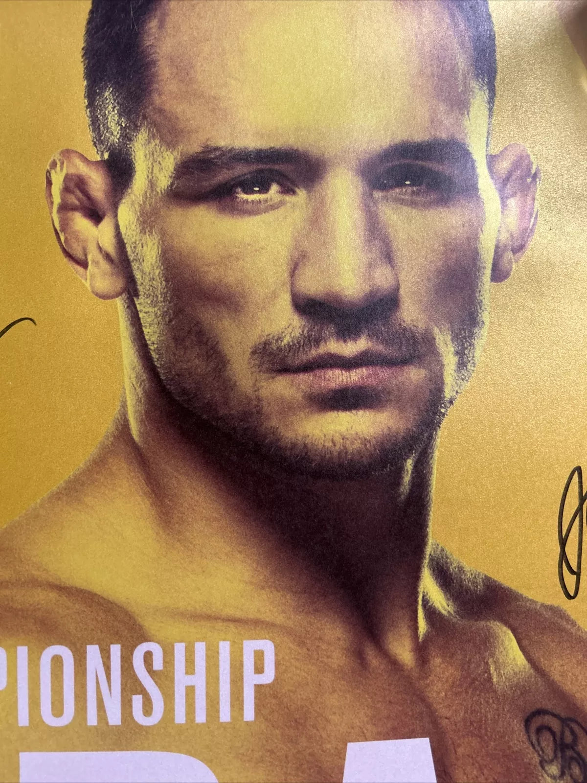 UFC 262 Signed Event Poster SBC Charles Oliveira Vs Michael Chandler